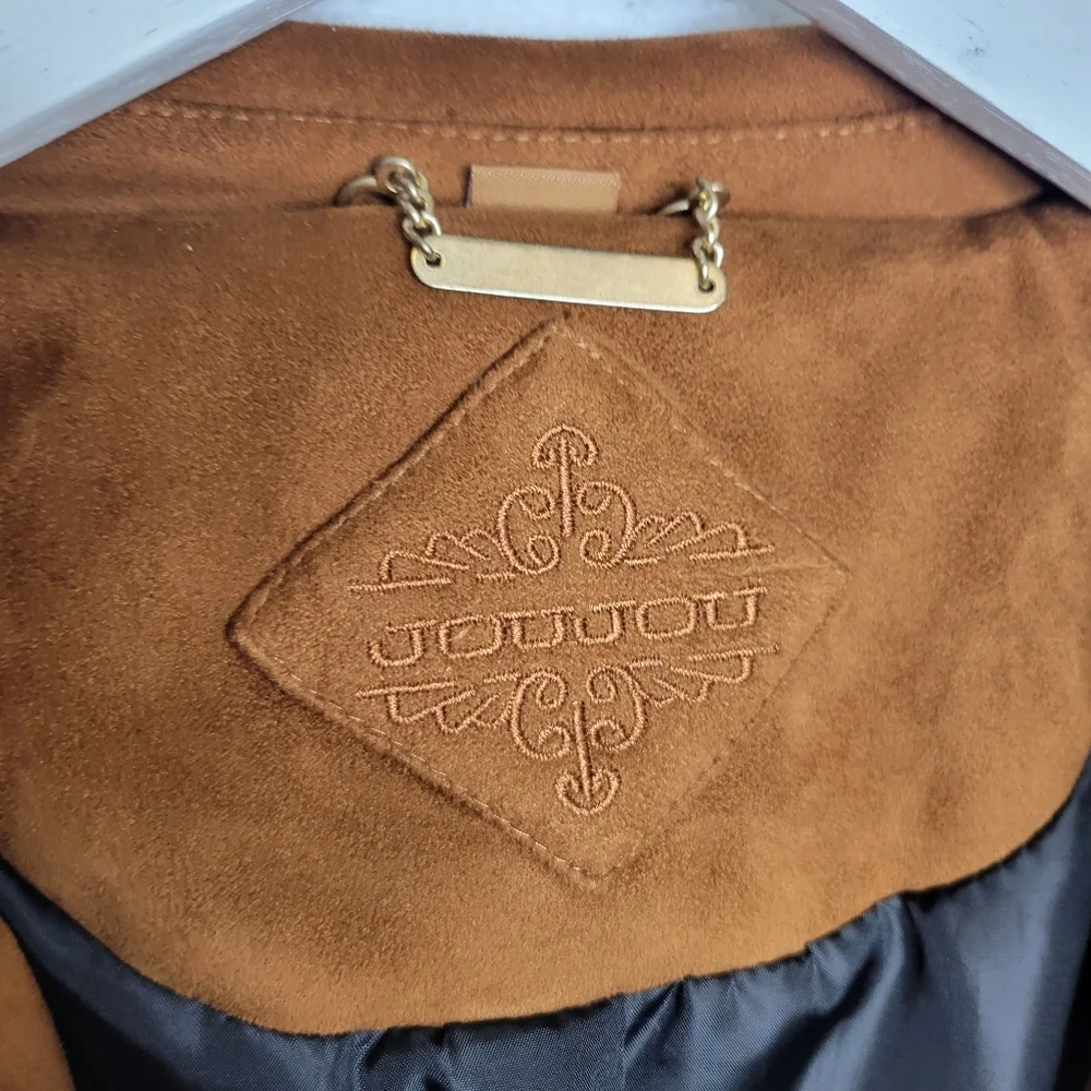 JouJou Camel Microfiber Moto Style Jacket - Picture 2 of 5